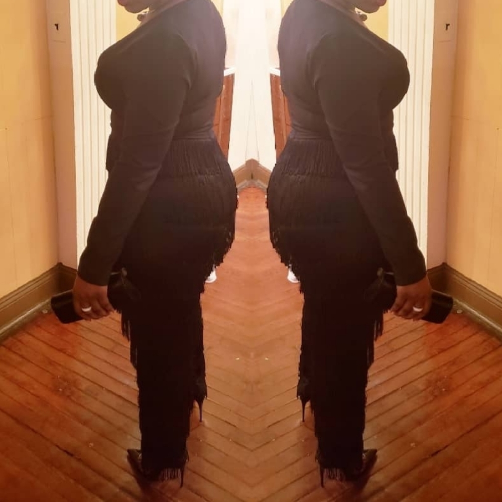 Black jumpsuit